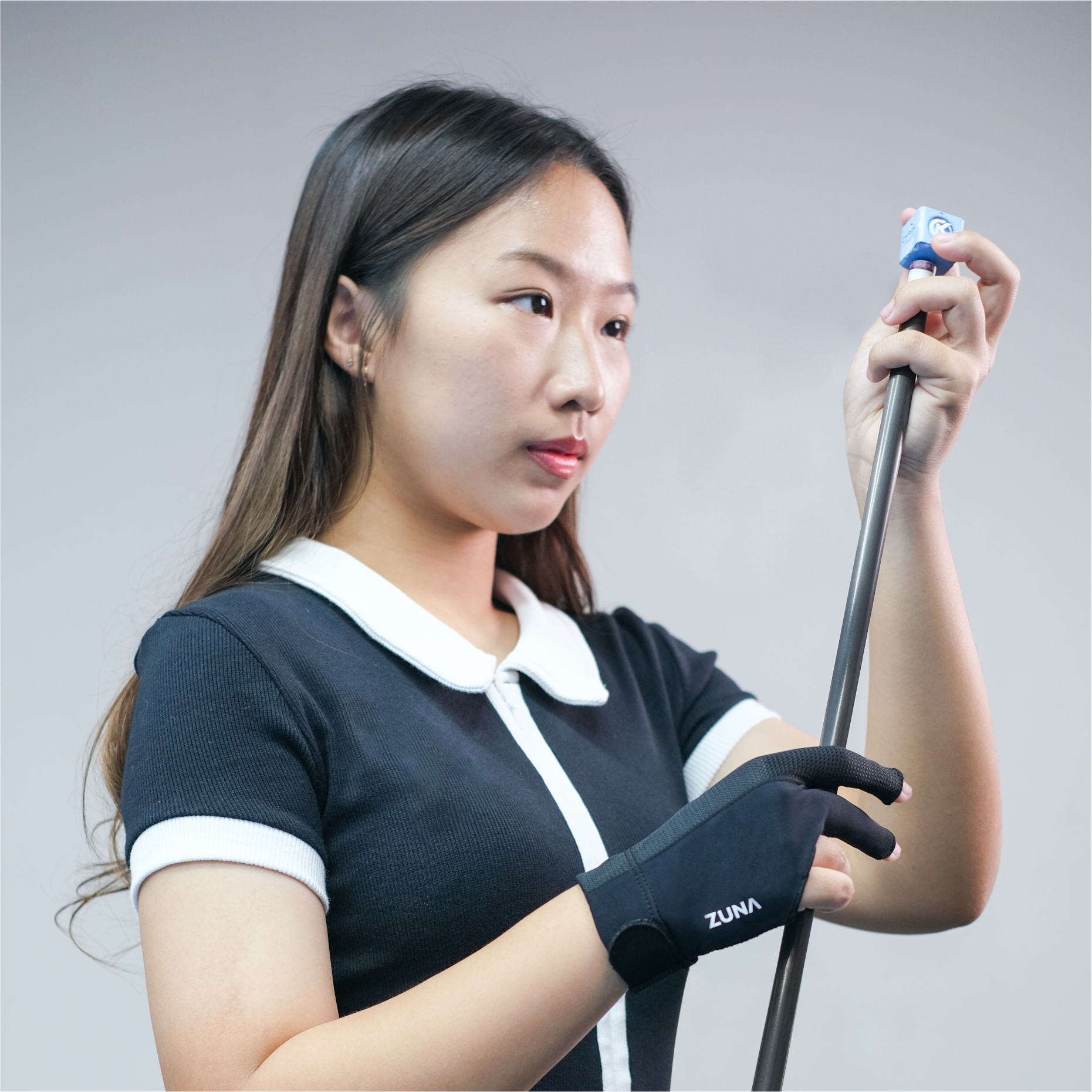 (Right) Half Finger Dezz Billiard Gloves