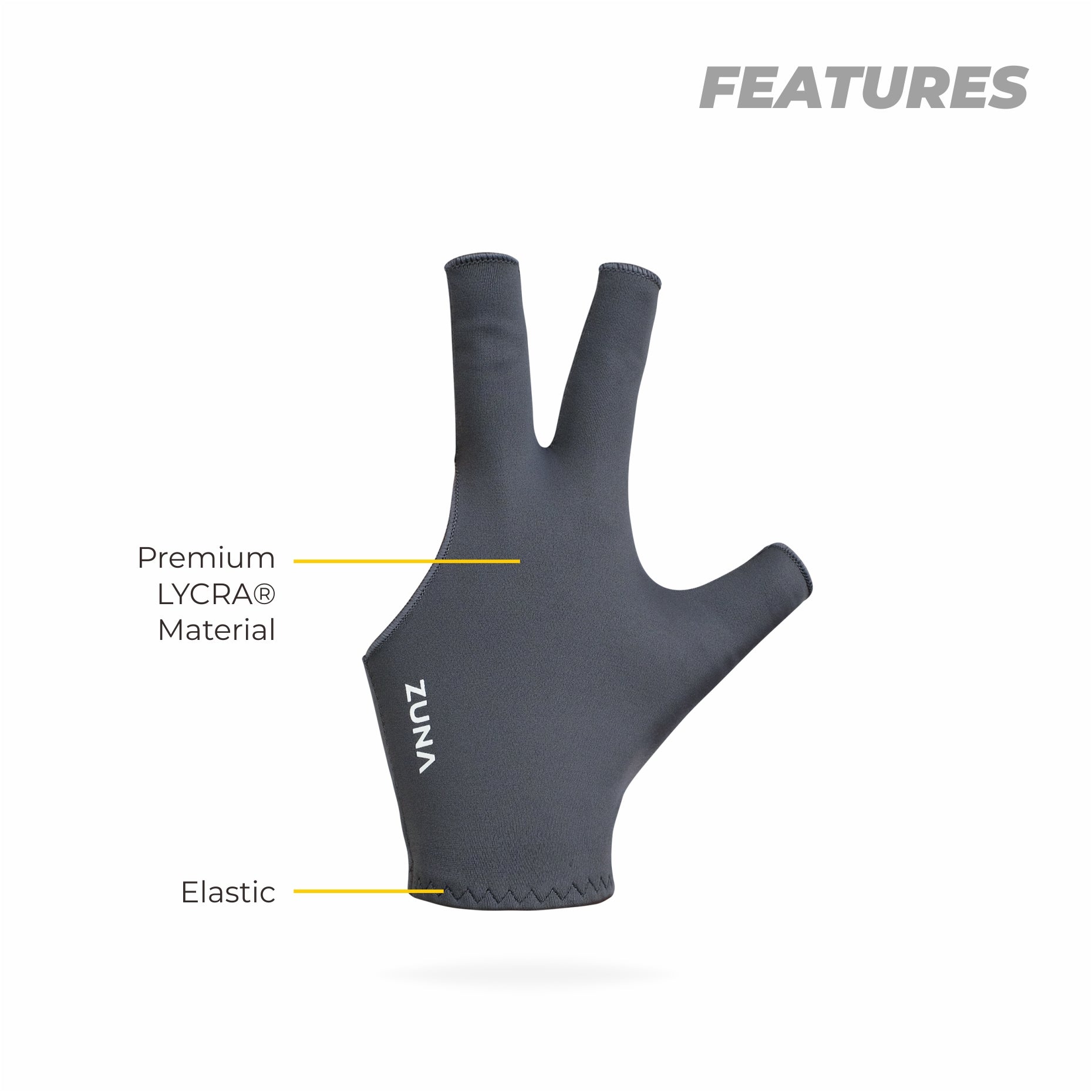 Cue Half Finger Billiard Gloves