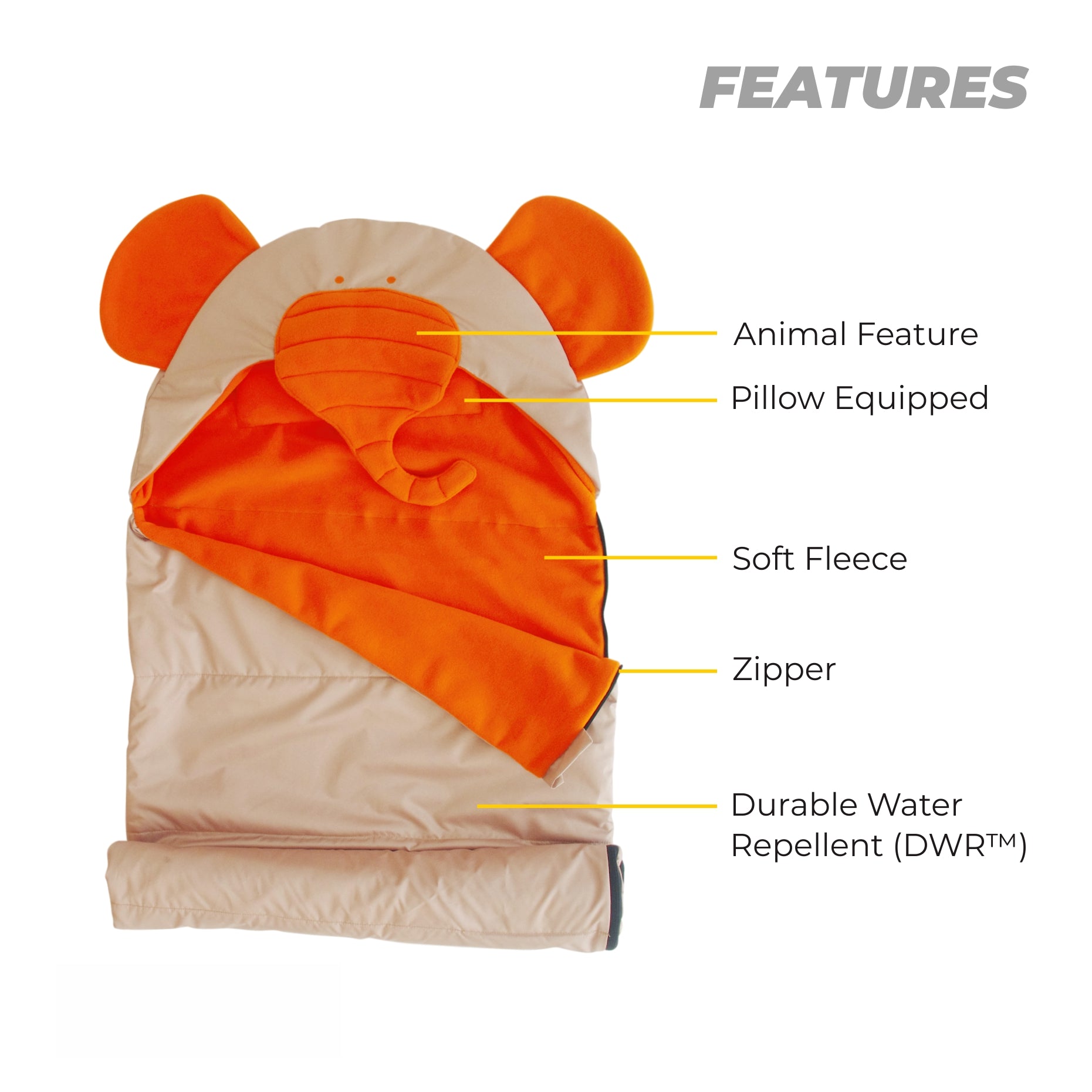 Elephant Sleeping Bag Accesories