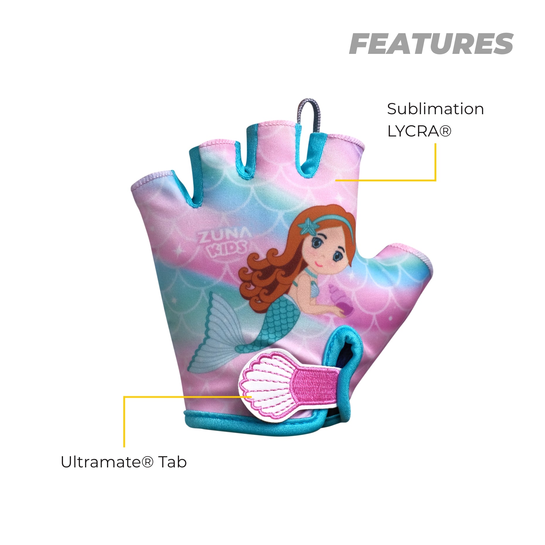 Mermaid Cycling Gloves