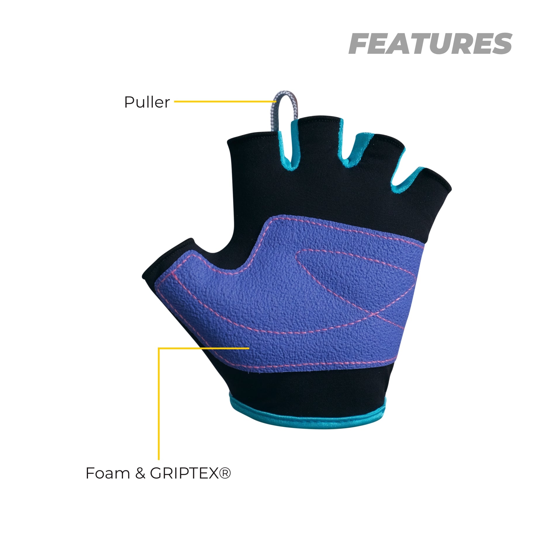 Mermaid Cycling Gloves