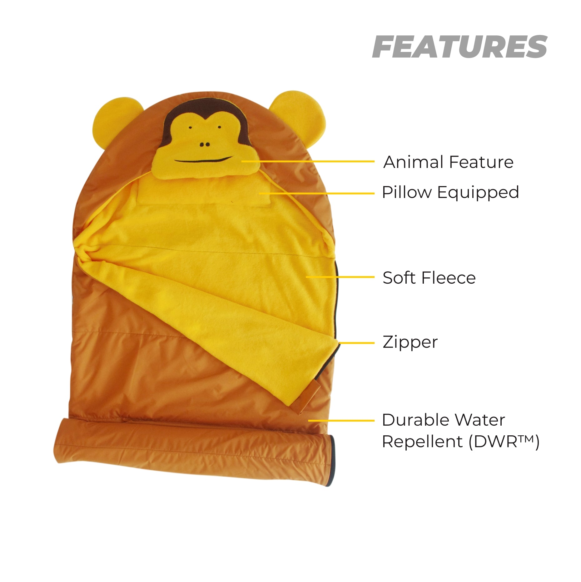 Monkey Sleeping Bag Accesories