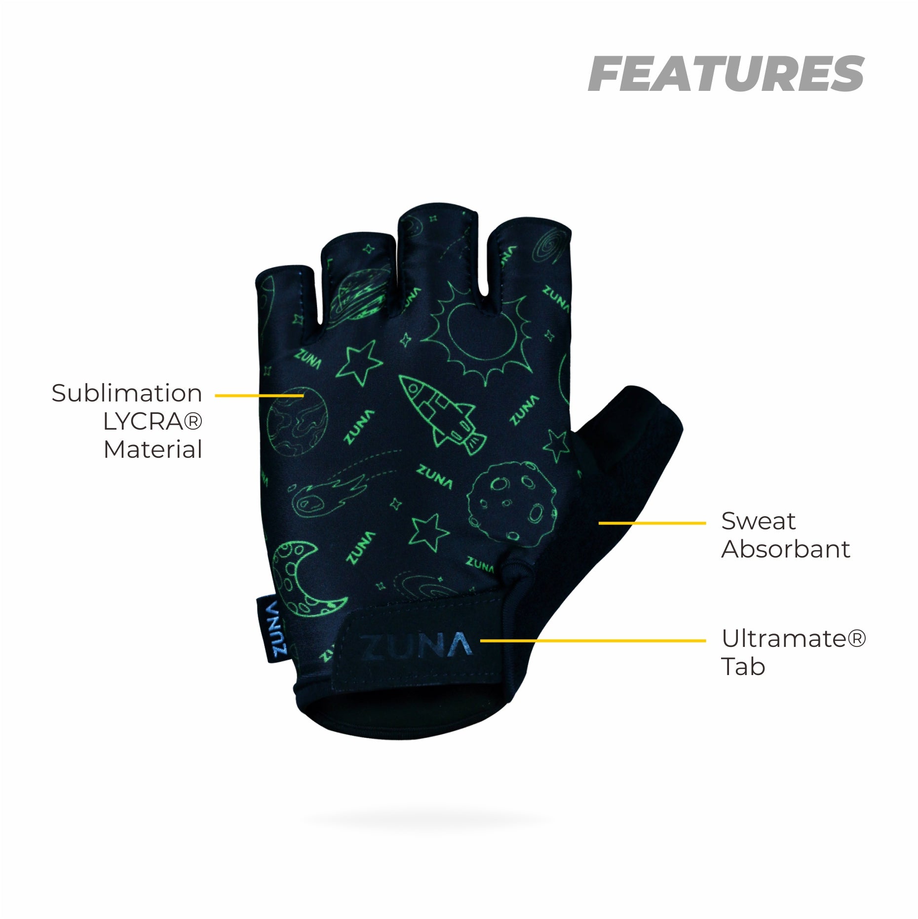 Space Inline Skate Gloves
