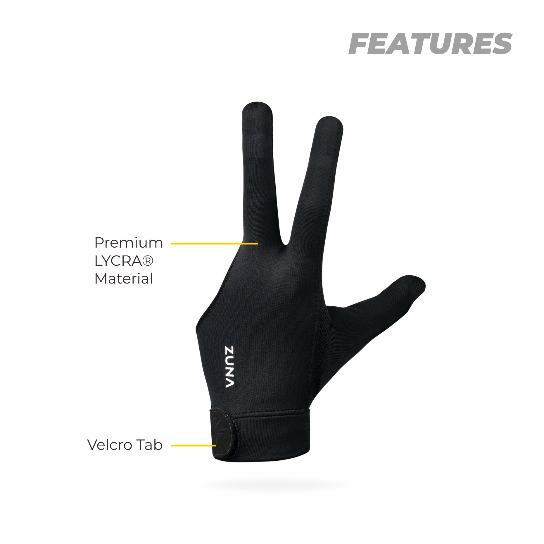 Welly Full Finger Billiard Gloves