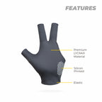 Cue Half Finger Billiard Gloves