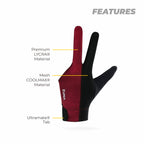 Dezz Full Finger Billiard Gloves