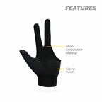 Dezz Full Finger Billiard Gloves